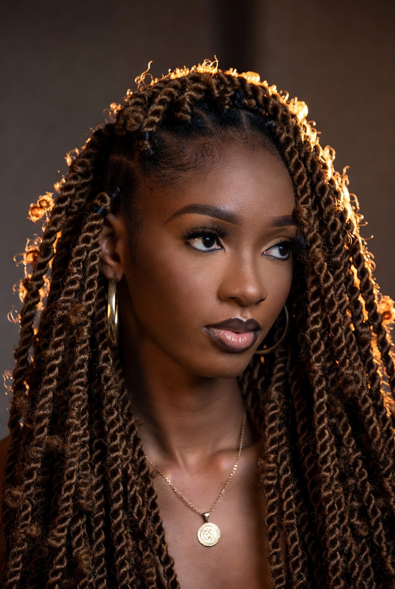 Golden kinky twists